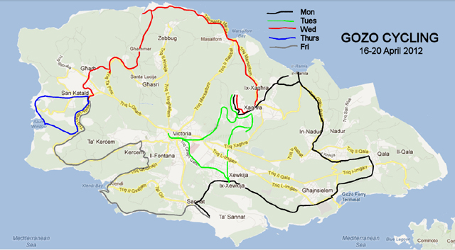 1500 Gozo Map